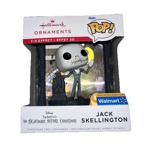 Nightmare Before Christmas Hallmark Funko Jack Skellington 3D Tree Ornament